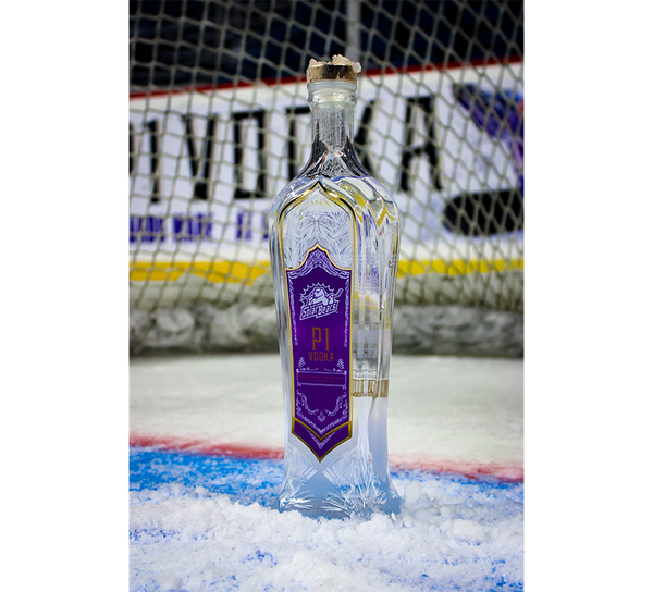 6 Limited Edition Orlando Solar Bears P1 Vodka (1L) & GAME TICKETS INCLUDED (6-PACK)