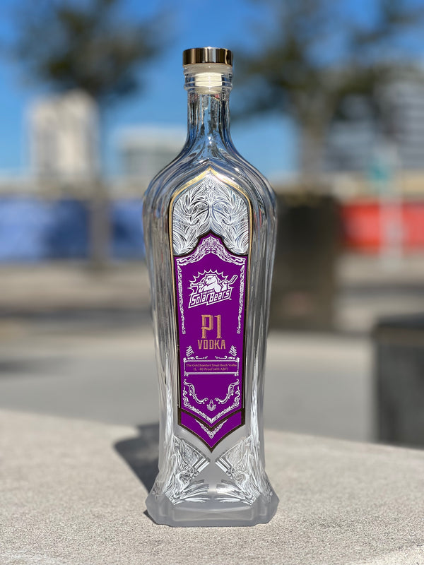 Limited Edition Orlando Solar Bears x P1 Vodka (1L)