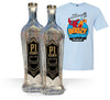 P1 Vodka (2) & FREE BOOZY CRAWFISH T-SHIRT