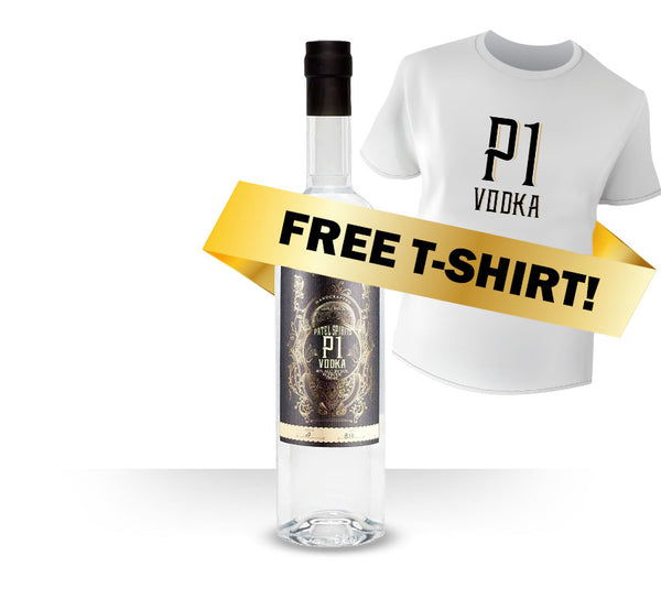 P1 Vodka & FREE P1 T-SHIRT
