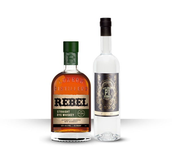 Buy Rebel Yell Straight Rye Whiskey & P1 Vodka Online