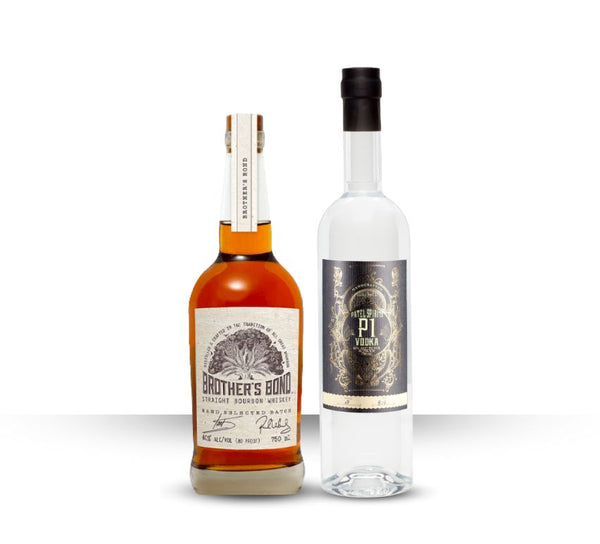 Brother's Bond Straight Bourbon Whiskey & P1 Vodka 750ML (Discovery Series)