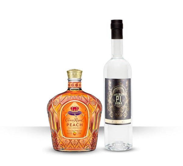 Buy Crown Royal Peach Canadian Whisky & P1 Vodka
